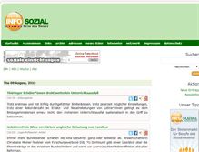Tablet Screenshot of nachrichten.info-sozial.de